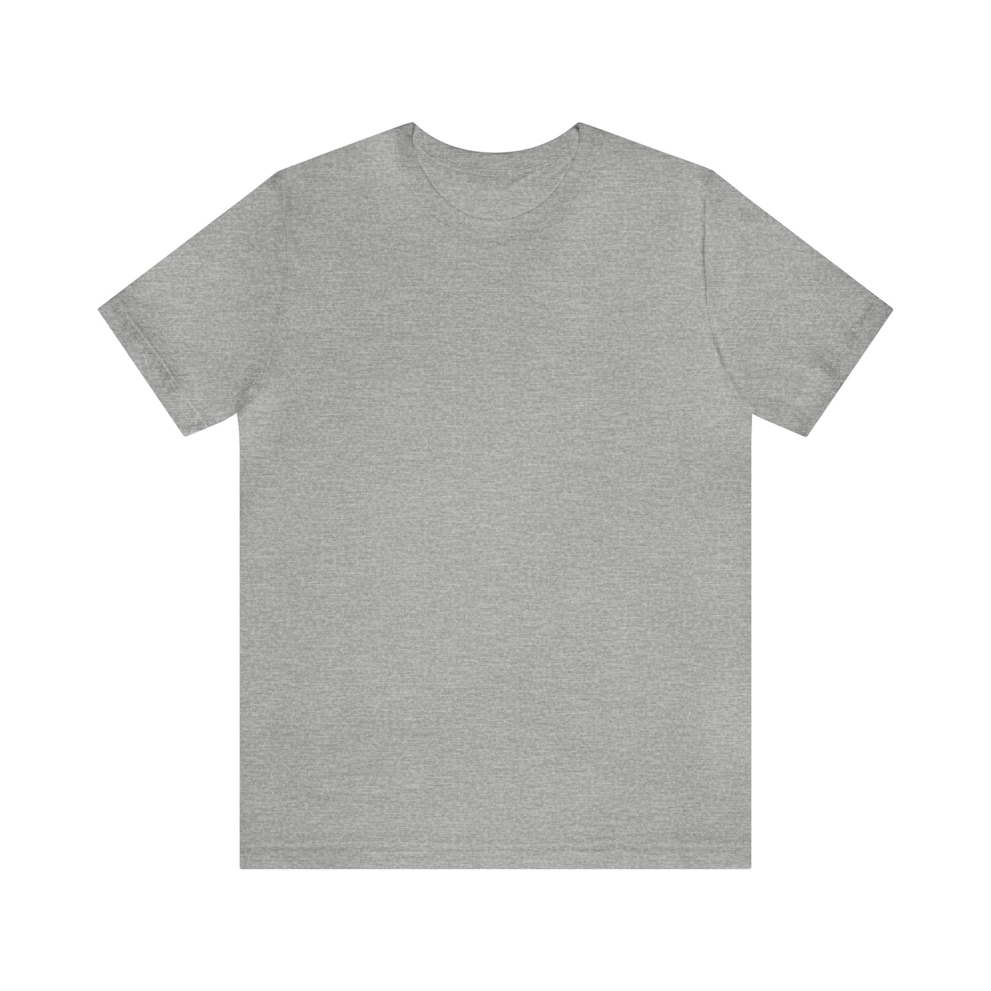 No image on the front - Texas flag with tourney & Kooper on the back - Unisex Jersey Short Sleeve Tee - crew neck