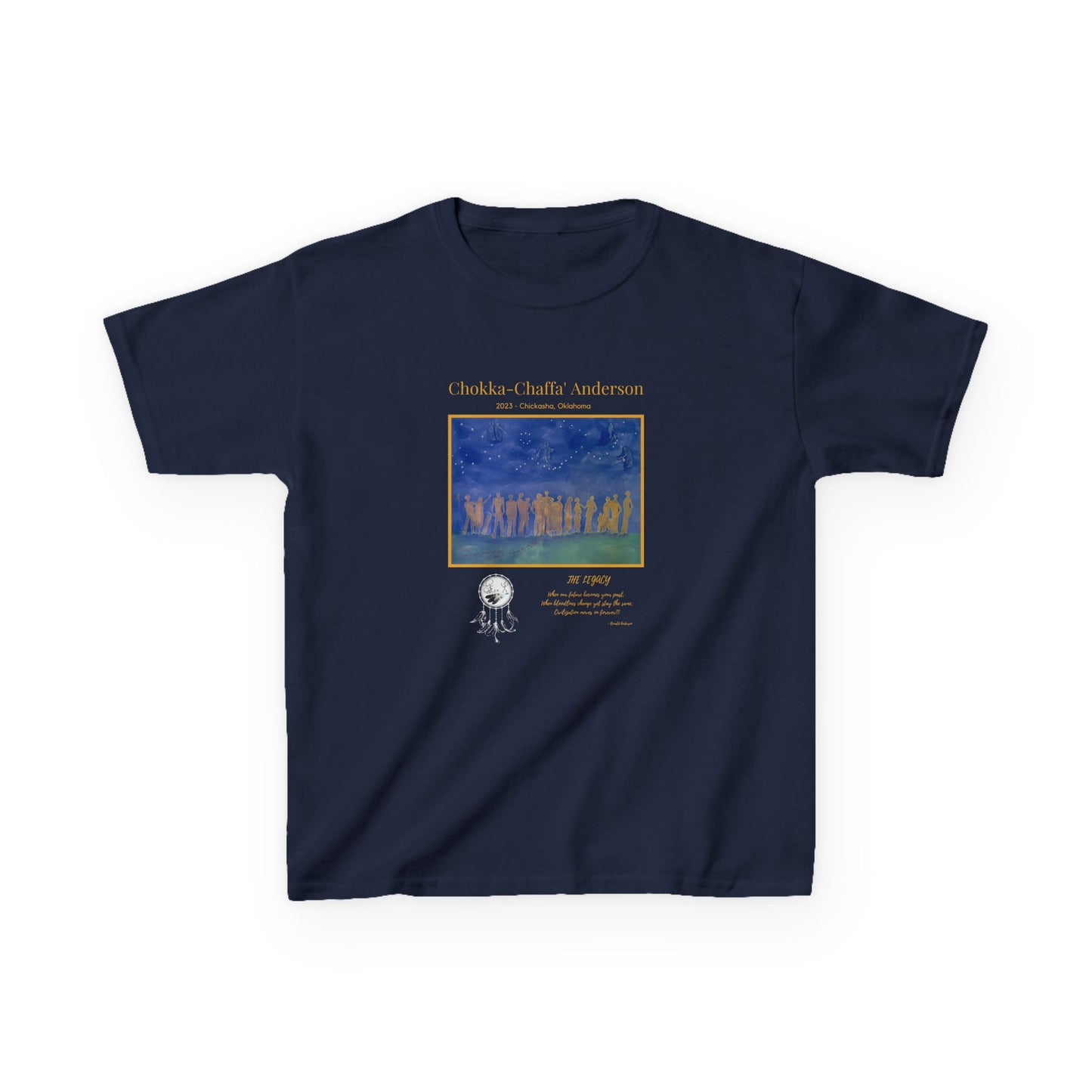 2023 Chokka-Chaffa' Anderson - Kids xs-xl - Crew Neck T shirt - Graphic on Front Only