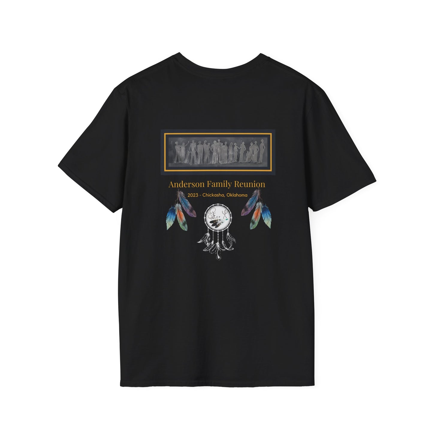 2023 Chokka-Chaffa' Anderson - Adult - Dark Colored Crew Neck T shirt - Graphic on Front and Back