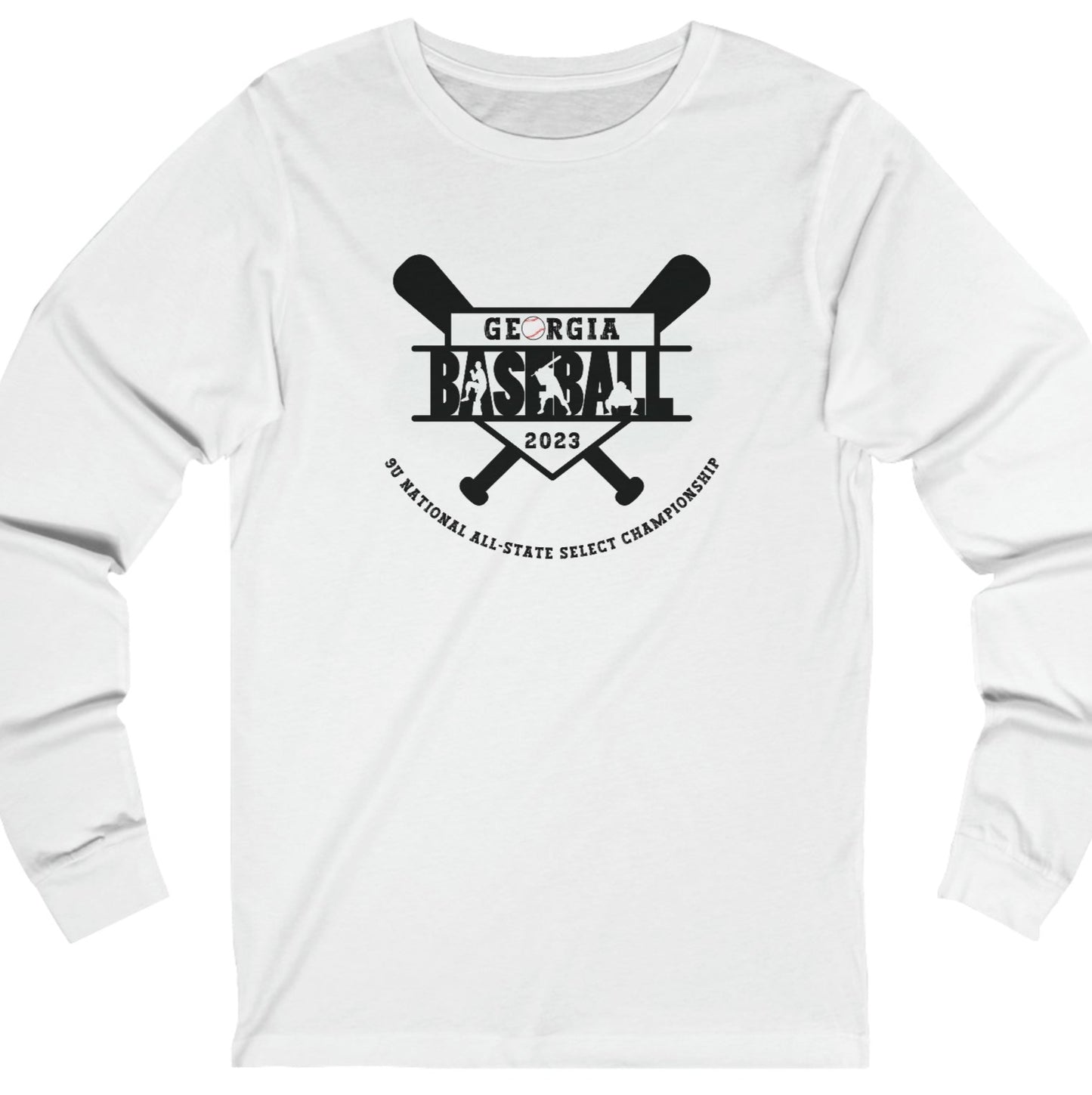 2023 Baseball bats with tourney - Kooper on the back - Unisex Jersey Long Sleeve Tee