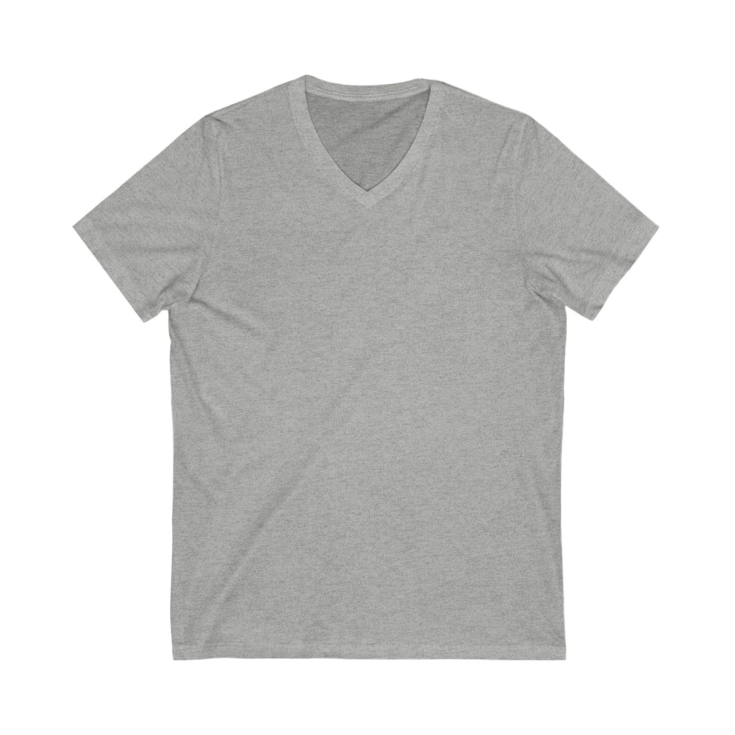 Tashka' Chikasha - Chickasaw Warrior - Adult - Unisex V-Neck T-shirt - Graphic on Back