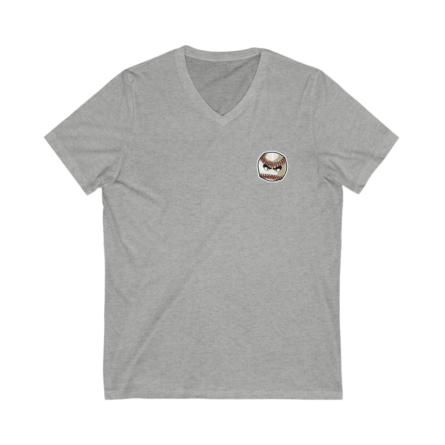 2023 Mean Baseball on the front - GEORGIA CAME TO PLAY with breaking out baseball on the back - Unisex Jersey Short Sleeve V-Neck Tee