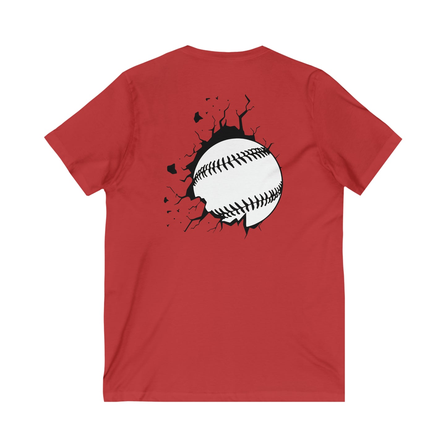 2023 Mean Baseball on the front - Baseball on the back - Unisex Jersey Short Sleeve V-Neck Tee