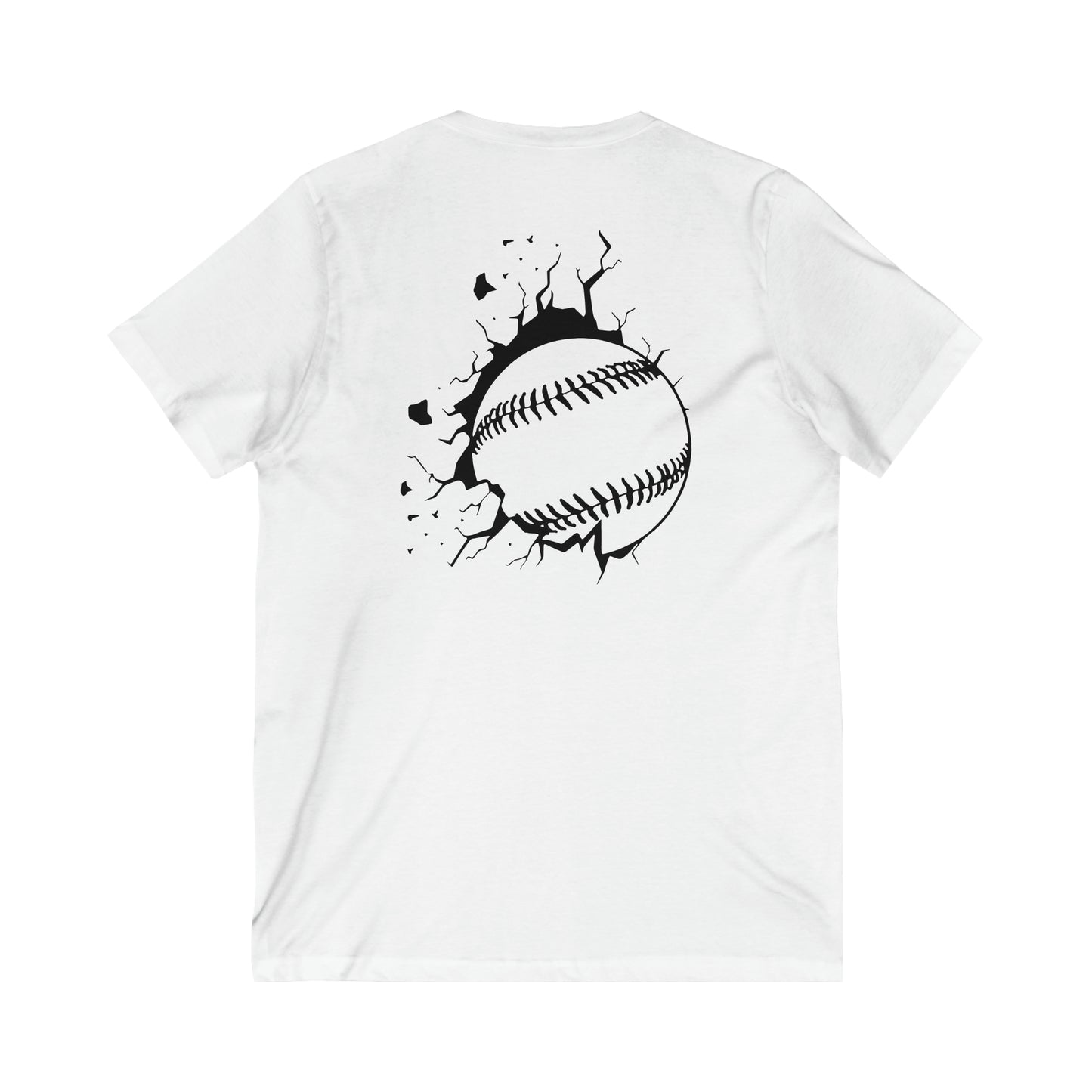2023 Mean Baseball on the front - Baseball on the back - Unisex Jersey Short Sleeve V-Neck Tee