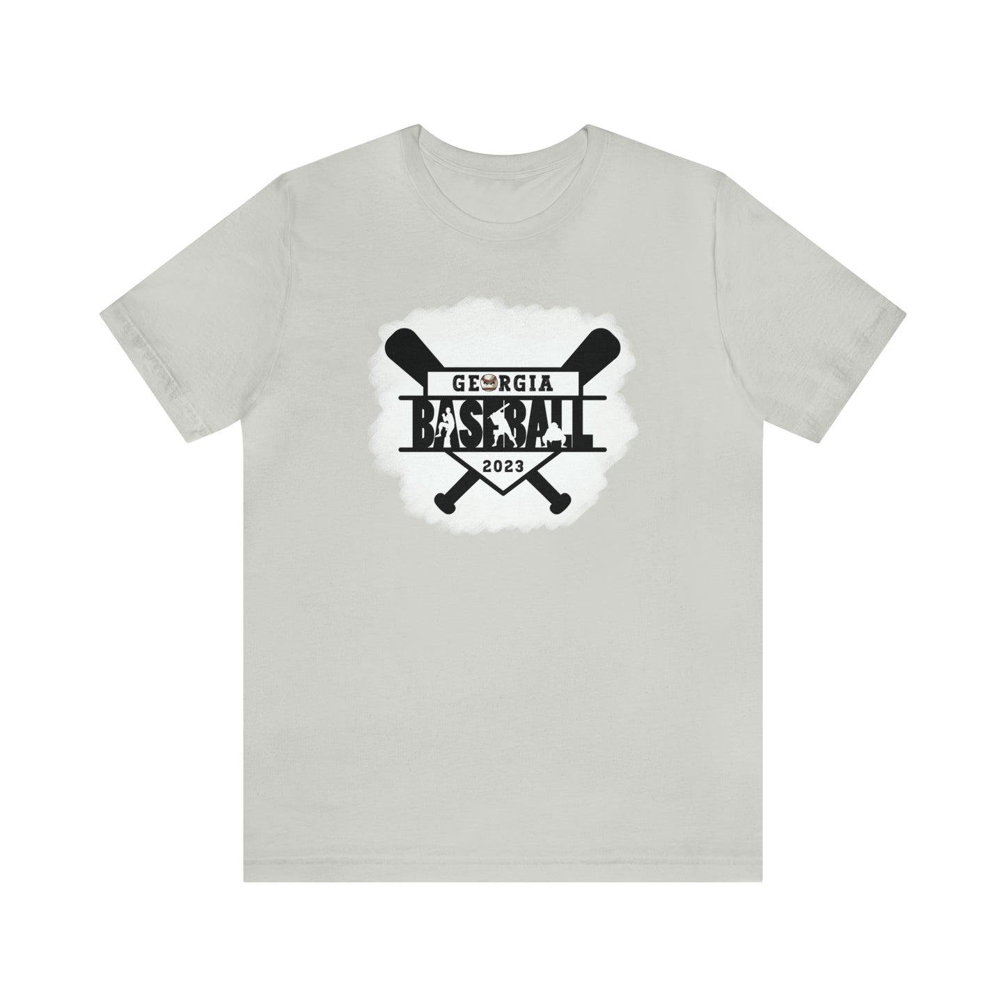 Georgia baseball with home plate on the front - Texas flag with tourney - Kooper on the back - Unisex Jersey Short Sleeve Tee - crew neck