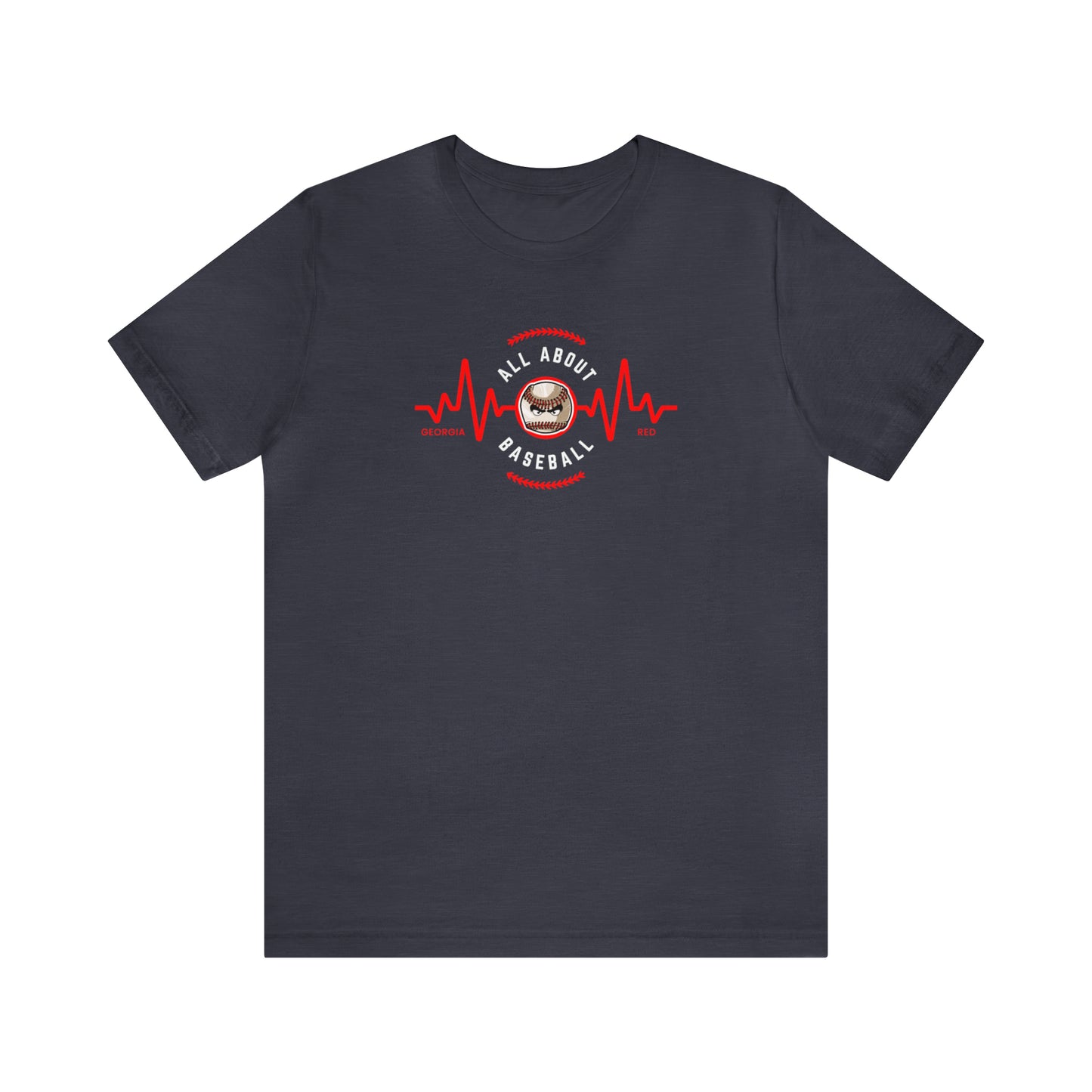 All about baseball on the front - Texas flag with tourney & Kooper on the back - Unisex Jersey Short Sleeve Tee - crew neck