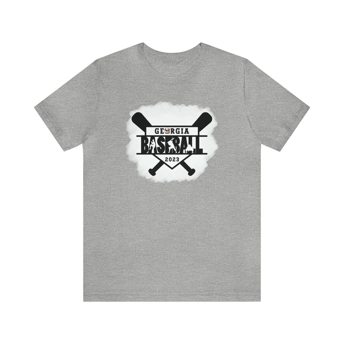 Georgia baseball with home plate on the front - Texas flag with tourney - Kooper on the back - Unisex Jersey Short Sleeve Tee - crew neck