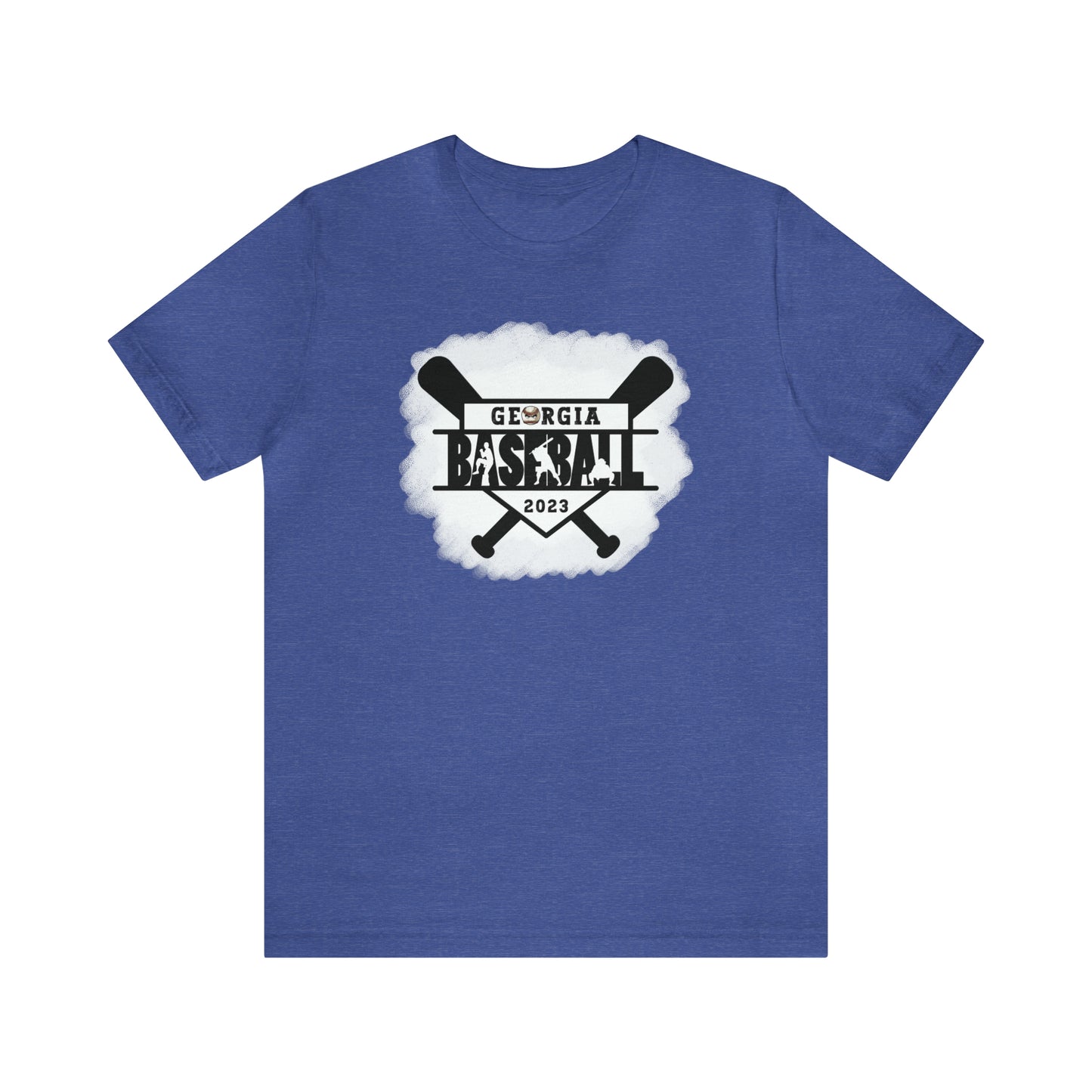 Georgia baseball with home plate on the front - Texas flag with tourney - Kooper on the back - Unisex Jersey Short Sleeve Tee - crew neck