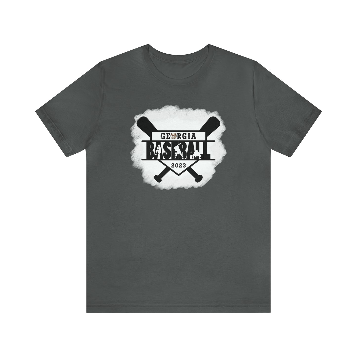 Georgia baseball with home plate on the front - Texas flag with tourney - Kooper on the back - Unisex Jersey Short Sleeve Tee - crew neck