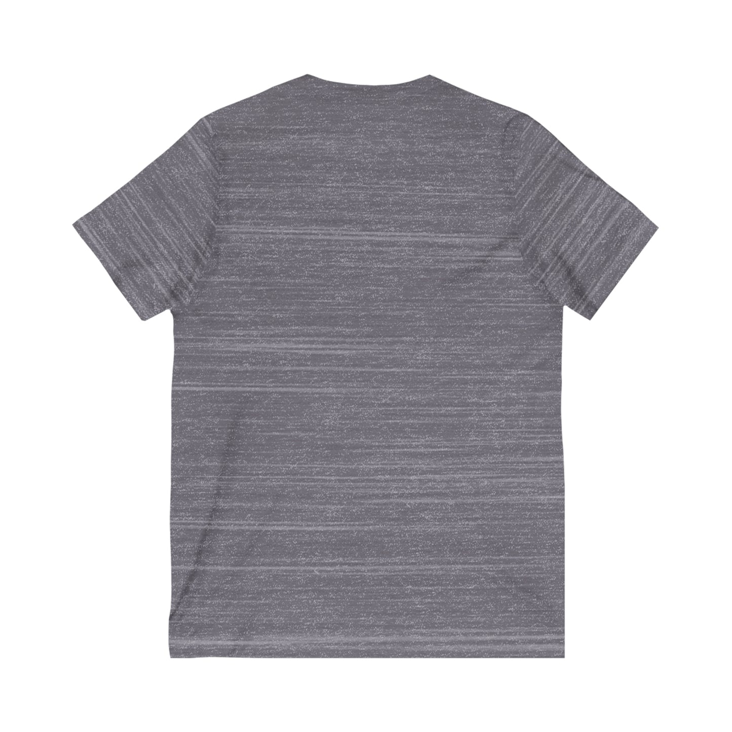 Baseball Mom Heartbeat on front - Unisex Jersey Short Sleeve V-Neck Tee