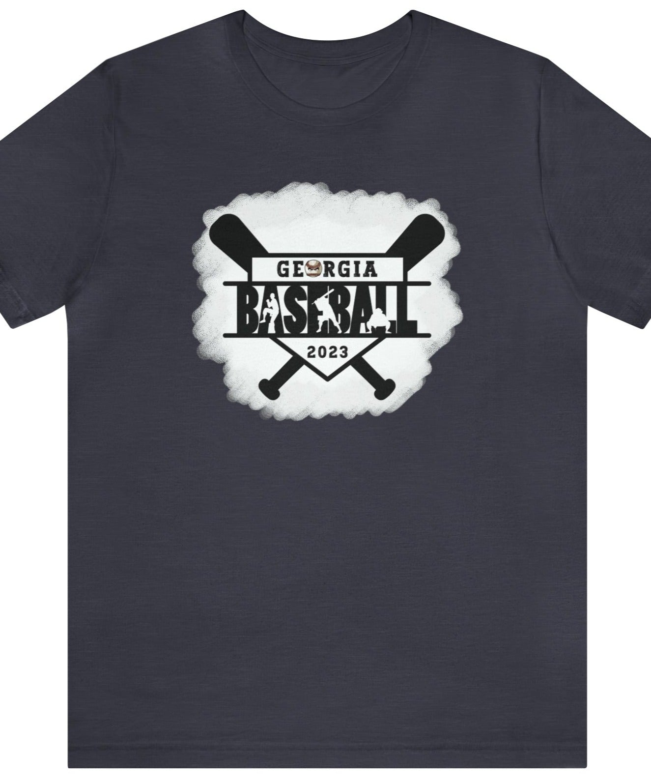 Georgia baseball with home plate on the front - Texas flag with tourney - Kooper on the back - Unisex Jersey Short Sleeve Tee - crew neck
