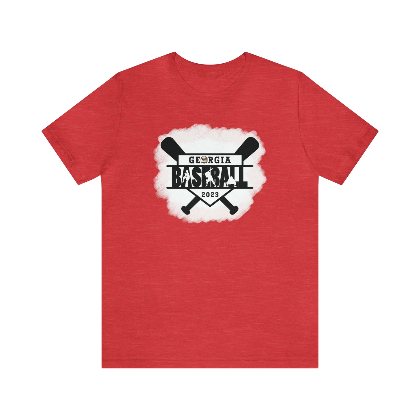 Georgia baseball with home plate on the front - Texas flag with tourney - Kooper on the back - Unisex Jersey Short Sleeve Tee - crew neck