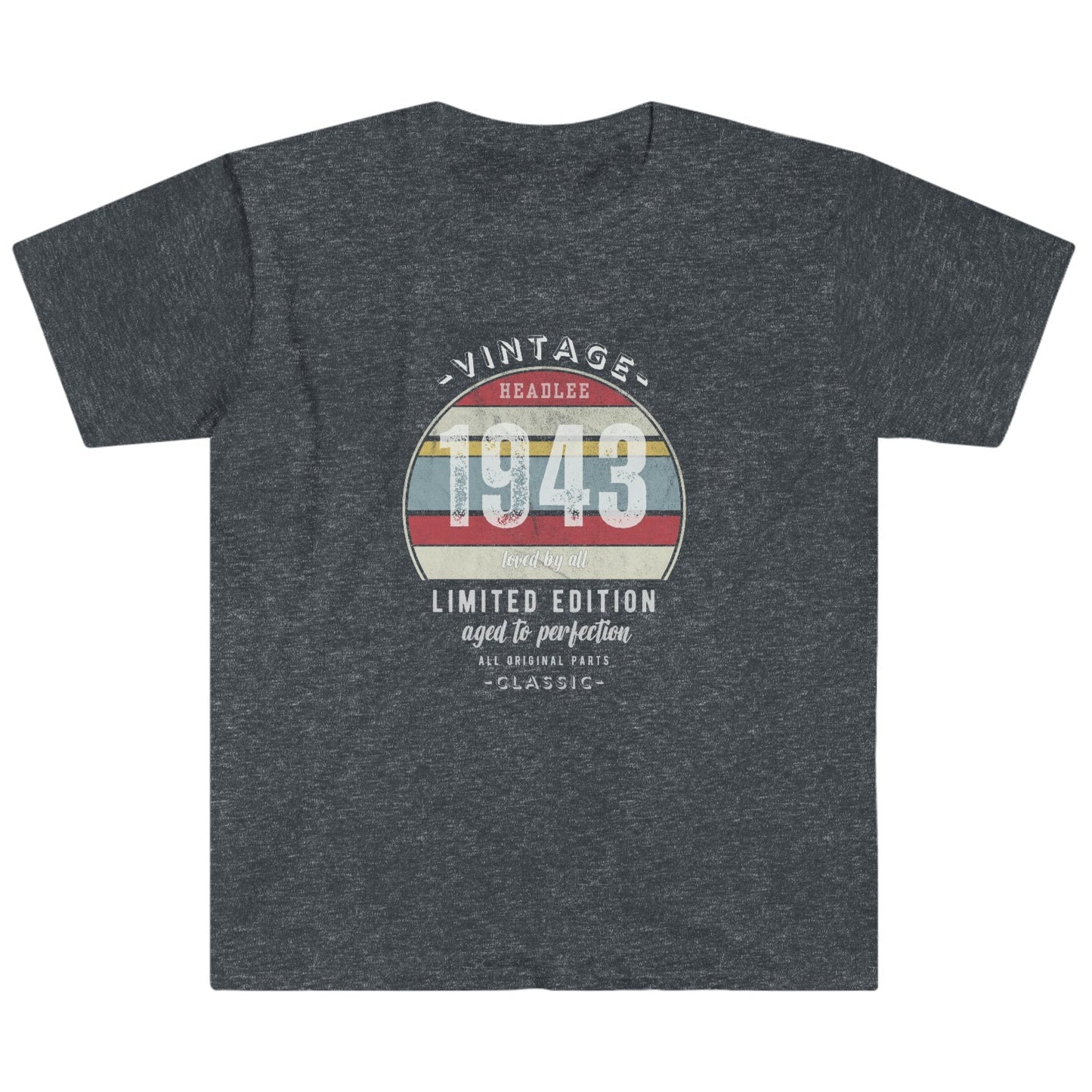 WDH turns 80 - 1943 - custom birthday shirt for family