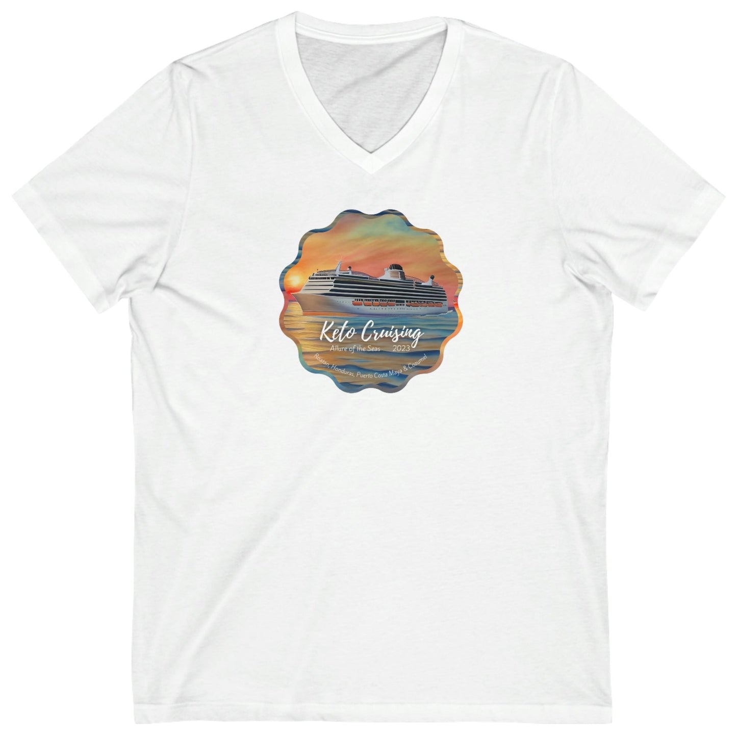 Keto Cruising - Unisex V Neck - on front