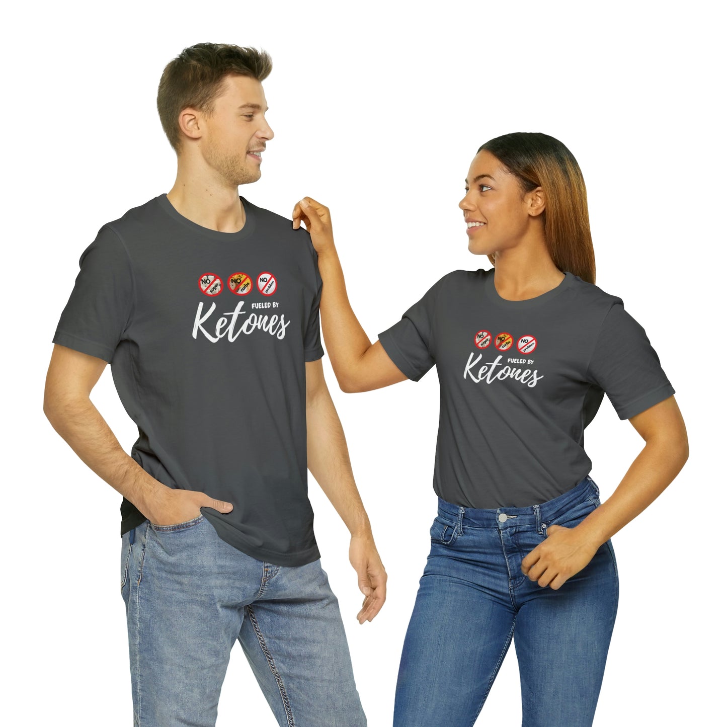 Fueled by Ketones - Crew Neck - on front