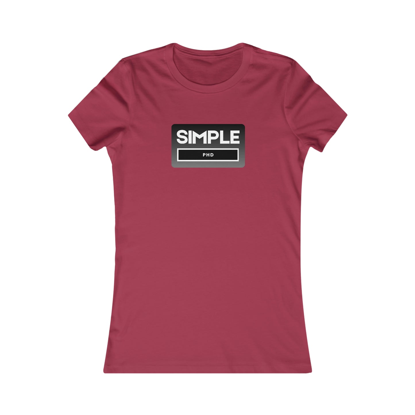 SIMPLE PHD - Colored T - Slim Fit * Runs Small - on front