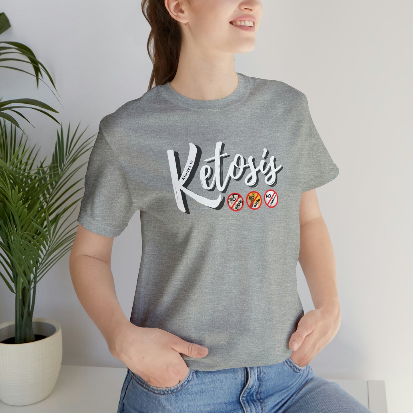 Always in Ketosis - Crew Neck - on front