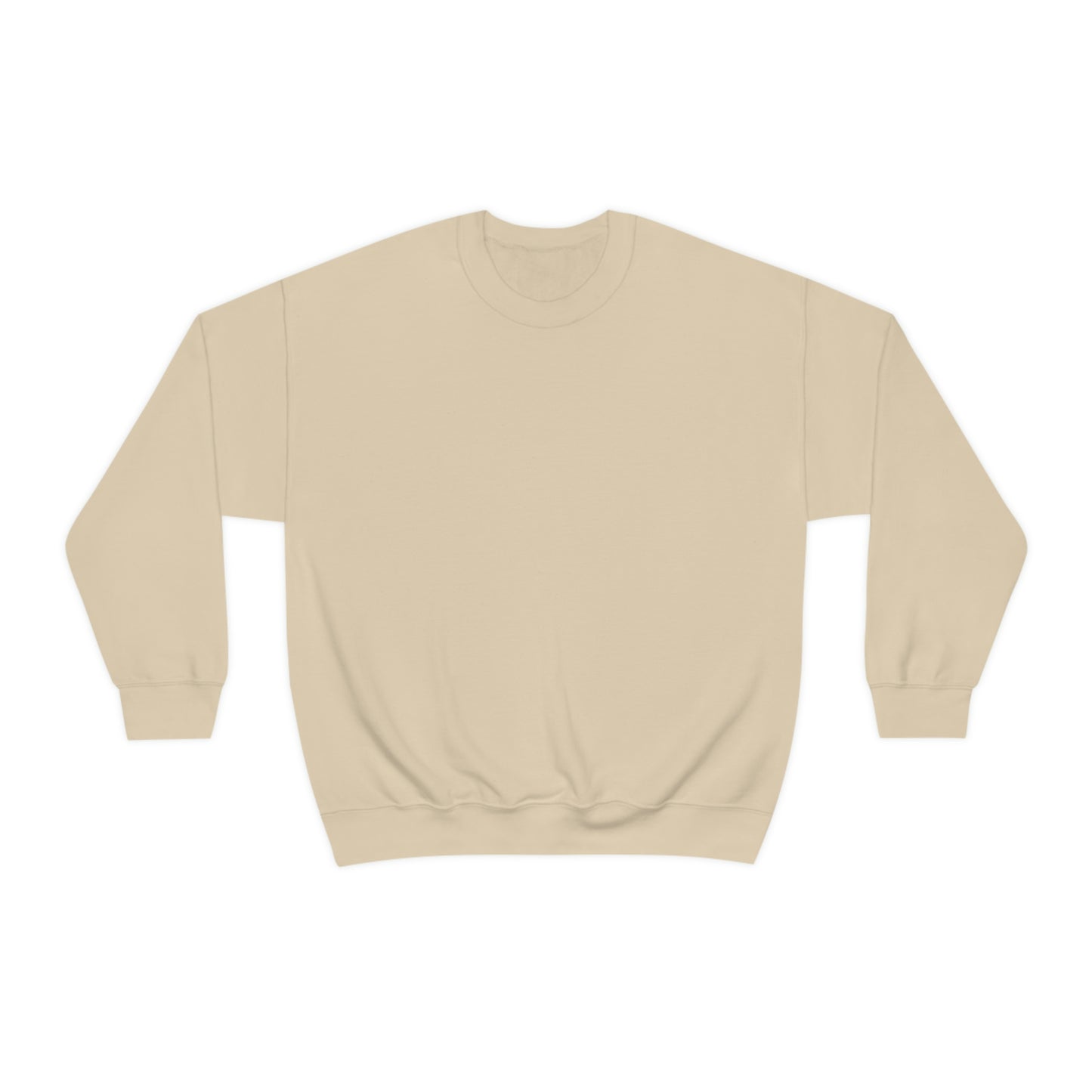 Carnivore - Crowned Lion in Black & White & Taupe - Crewneck Sweatshirt - on back