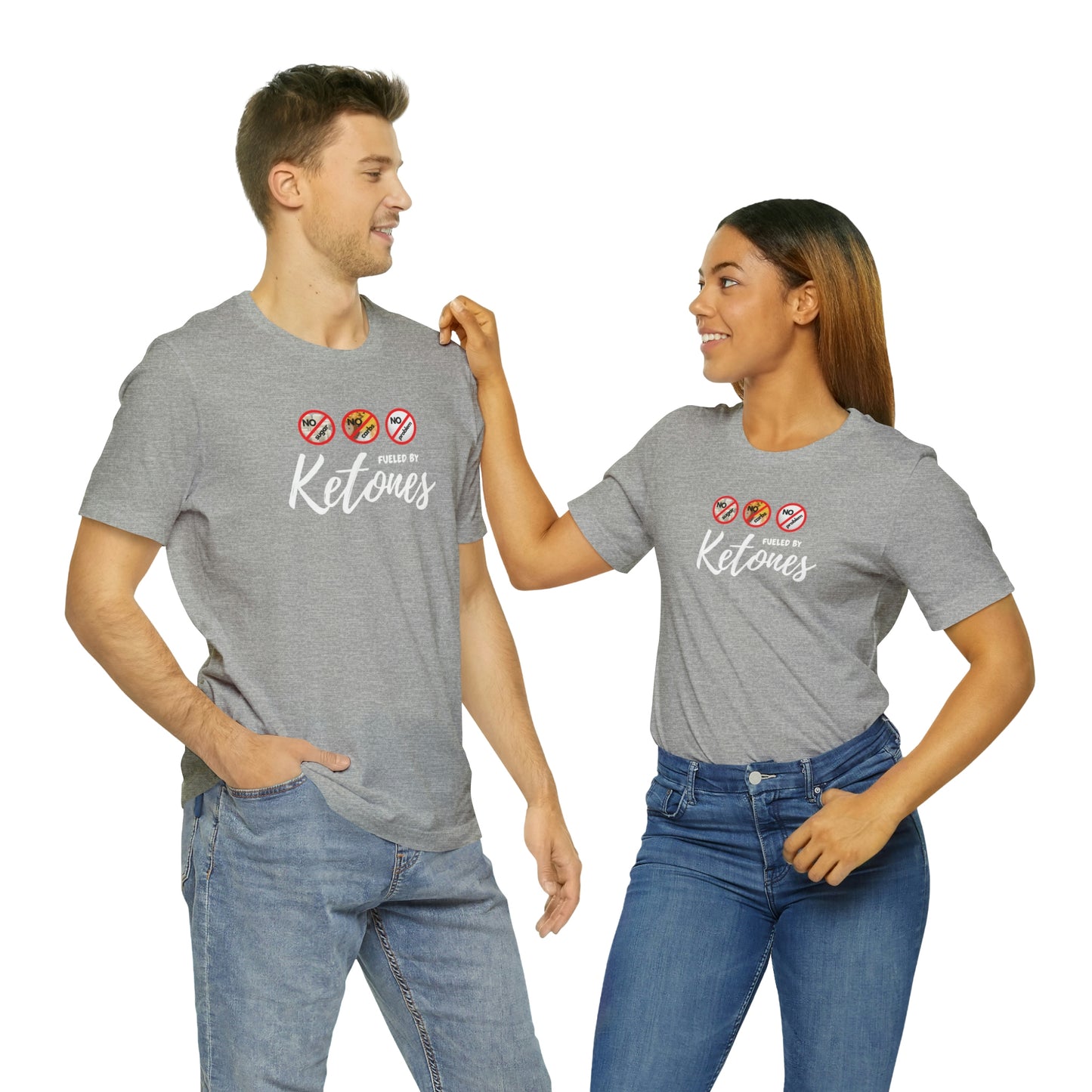 Fueled by Ketones - Crew Neck - on front