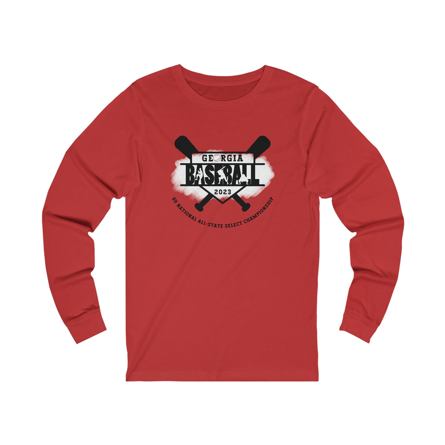 2023 Baseball bats with tourney - Kooper on the back - Unisex Jersey Long Sleeve Tee