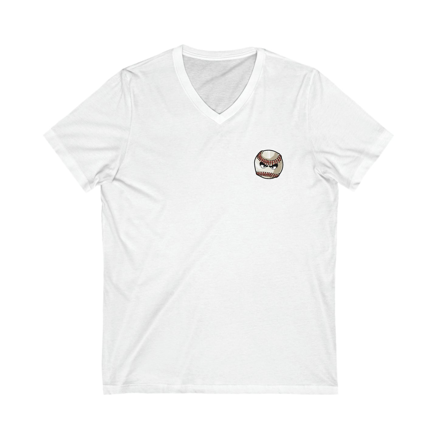 2023 Mean Baseball on the front - GEORGIA CAME TO PLAY with breaking out baseball on the back - Unisex Jersey Short Sleeve V-Neck Tee
