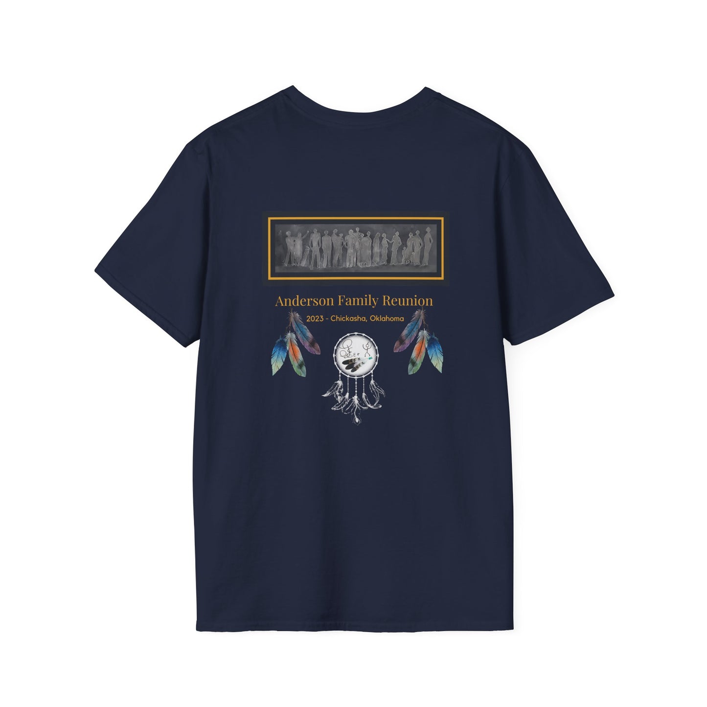 2023 Chokka-Chaffa' Anderson - Adult - Dark Colored Crew Neck T shirt - Graphic on Front and Back