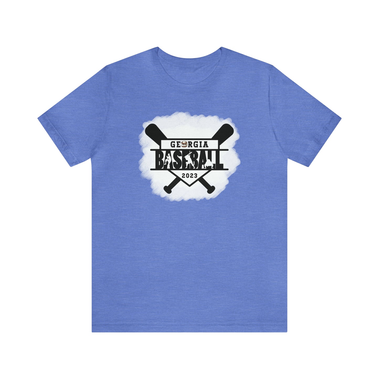 Georgia baseball with home plate on the front - Texas flag with tourney - Kooper on the back - Unisex Jersey Short Sleeve Tee - crew neck