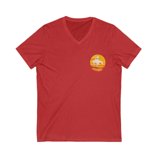 2025 Anderson Reunion T-shirt - Tashka' Chikasha - Adult - Unisex V-neck T-shirt - Graphic on Front and Back