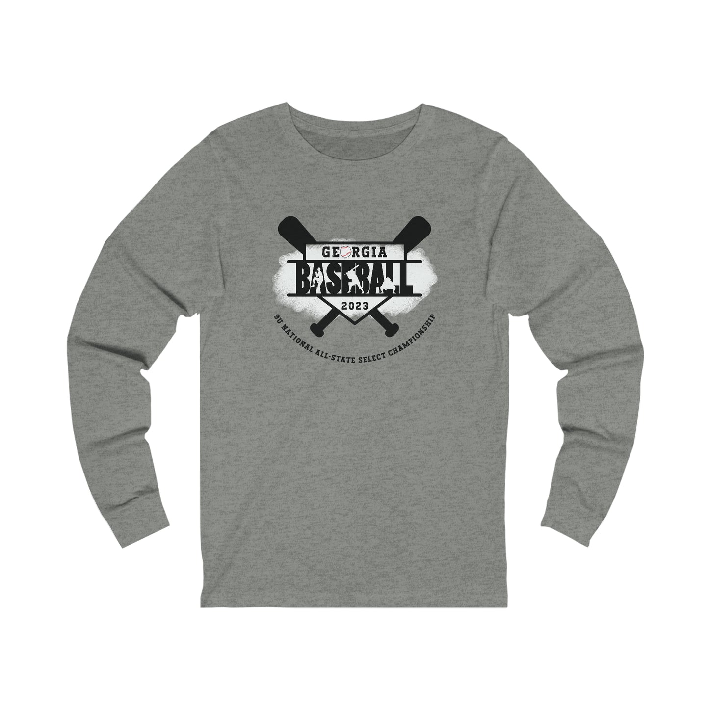 2023 Baseball bats with tourney - Kooper on the back - Unisex Jersey Long Sleeve Tee