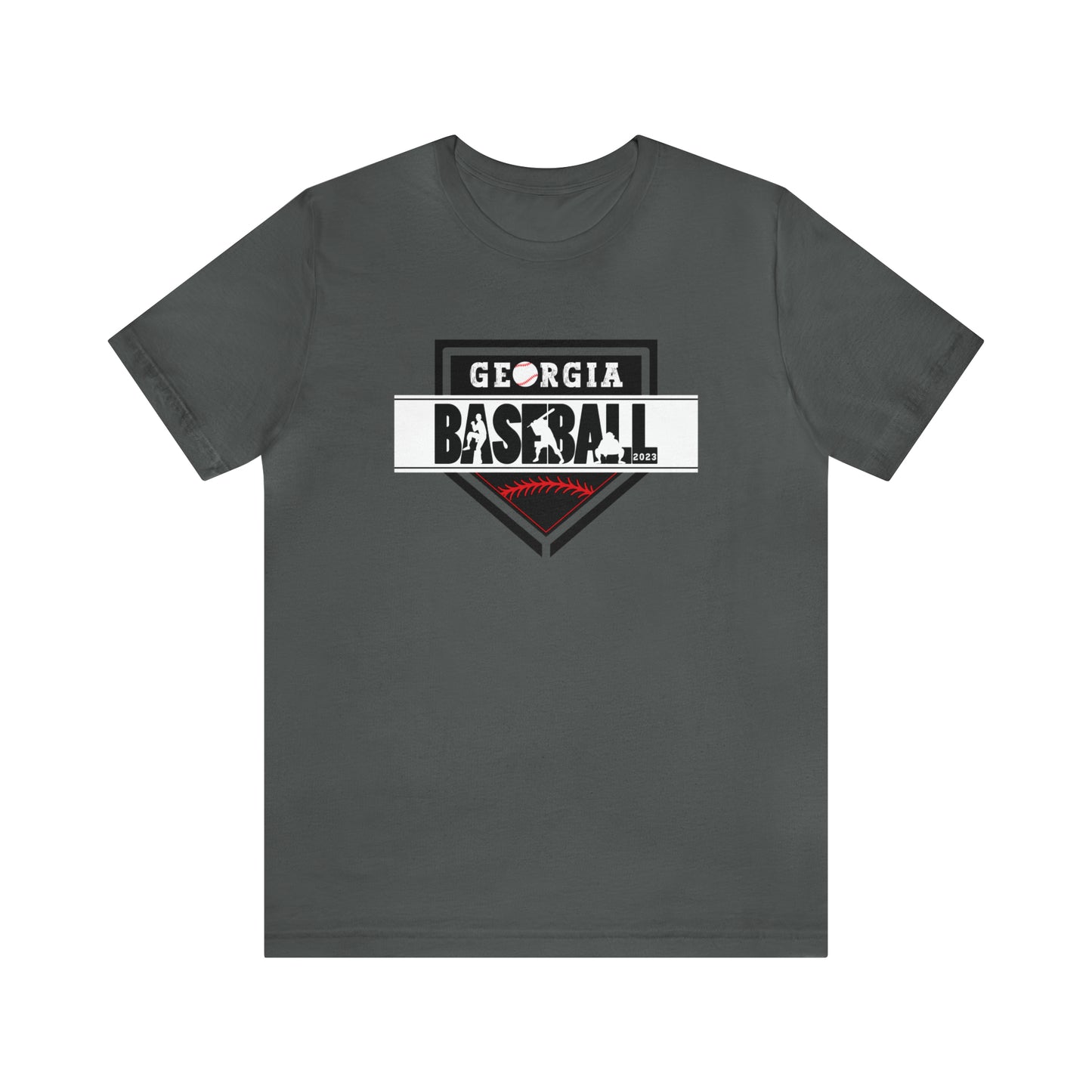 2023 Home Plate on the front - Kooper with U.S. flag and tourney on the back - Unisex Jersey Short Sleeve Tee