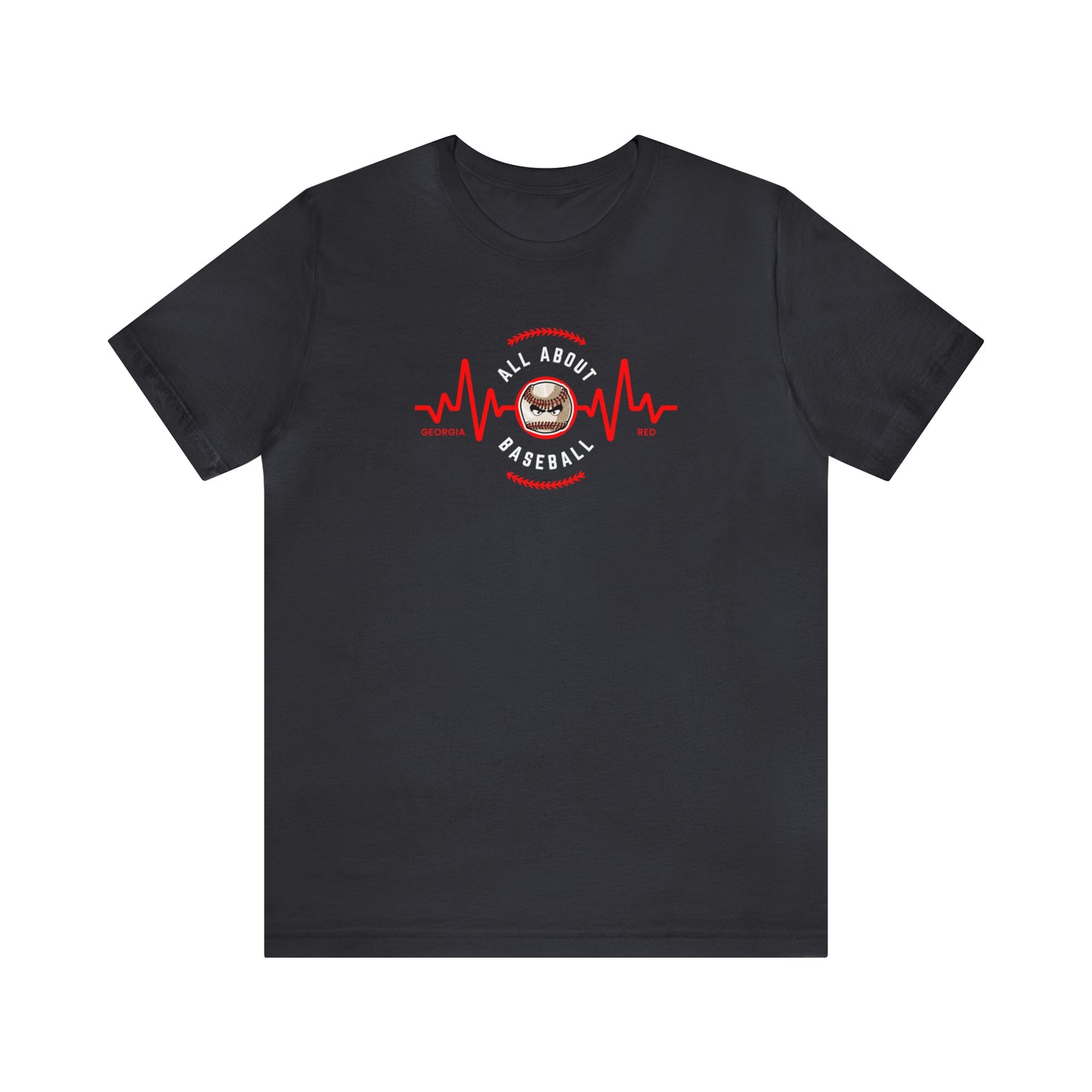 All about baseball on the front - Texas flag with tourney & Kooper on the back - Unisex Jersey Short Sleeve Tee - crew neck