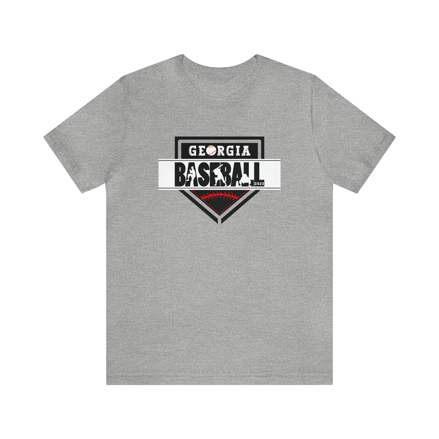 2023 Home Plate on the front - Kooper with U.S. flag and tourney on the back - Unisex Jersey Short Sleeve Tee