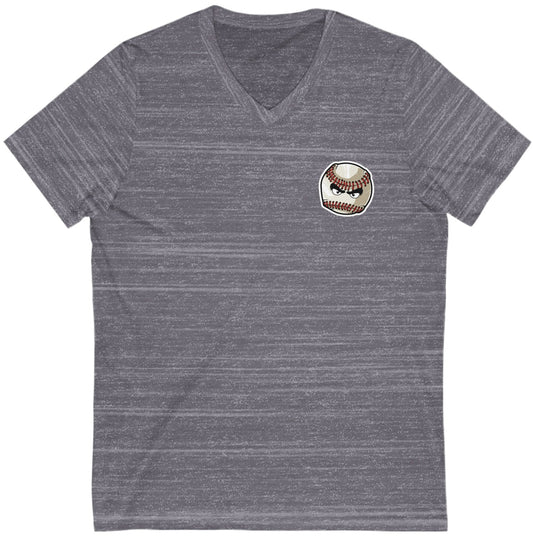 2023 Mean Baseball on the front - Baseball on the back - Unisex Jersey Short Sleeve V-Neck Tee