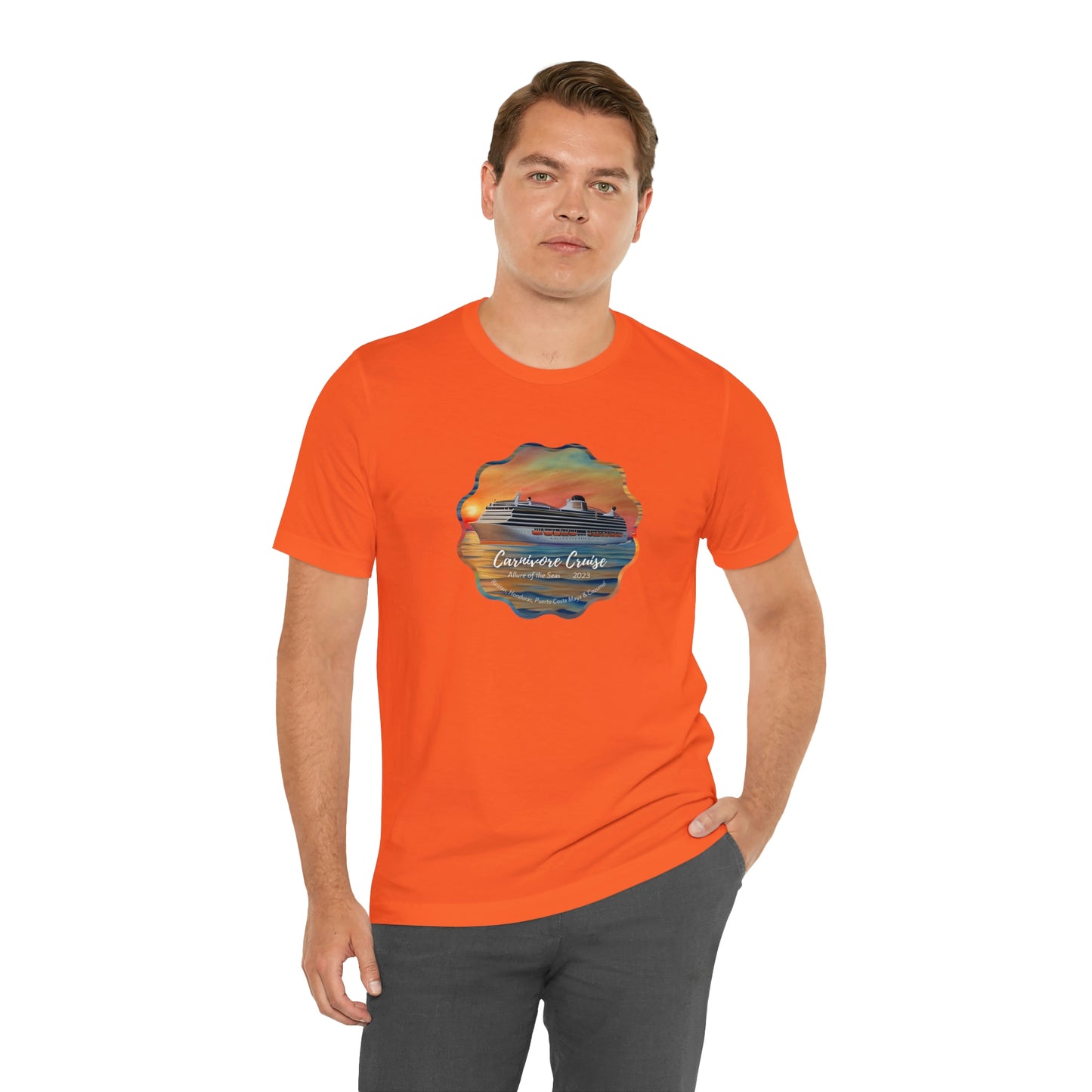 Carnivore Cruise - Unisex Crew Neck - on front