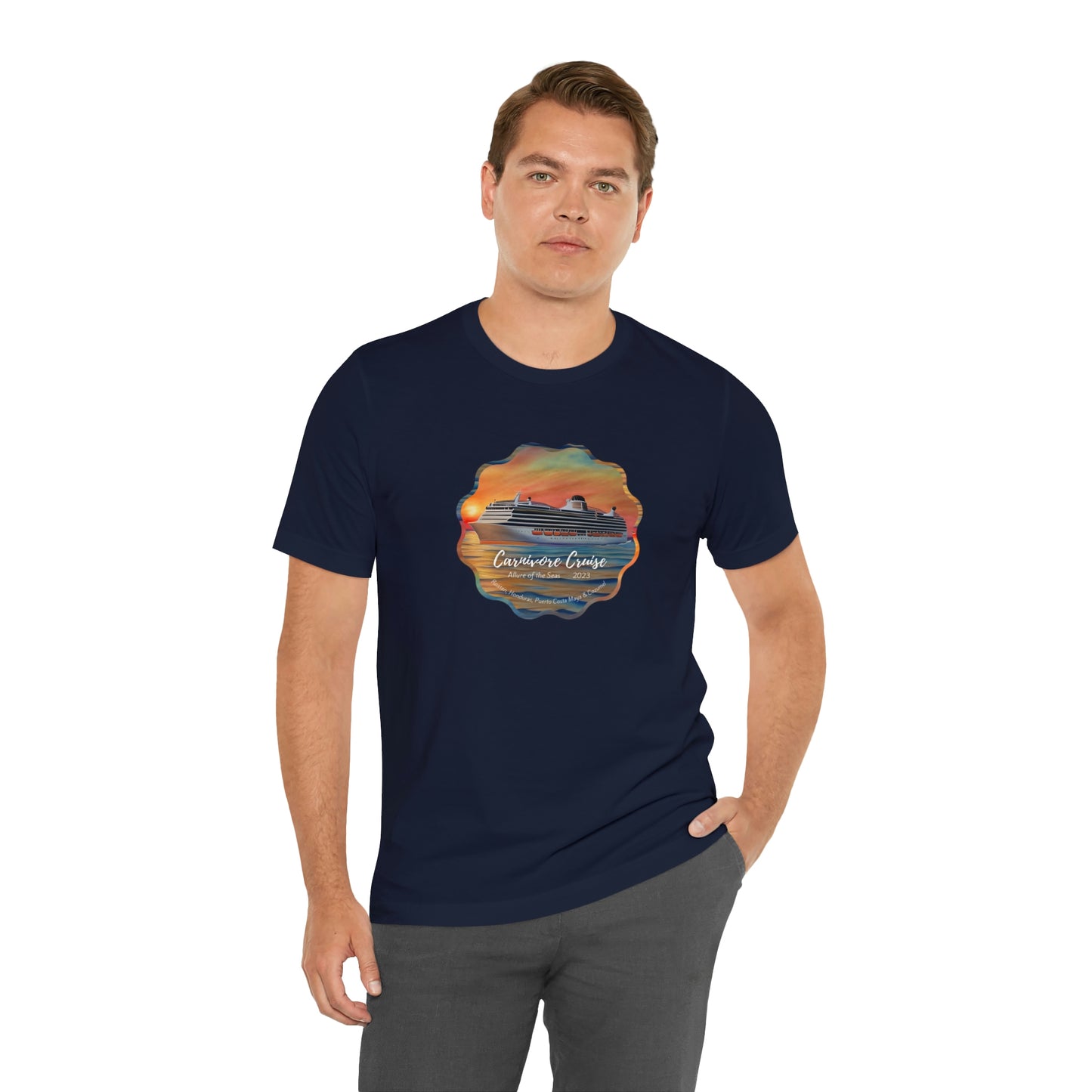 Carnivore Cruise - Unisex Crew Neck - on front