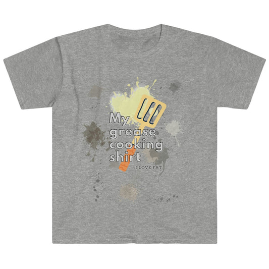 My grease cooking shirt - Colored T - on front