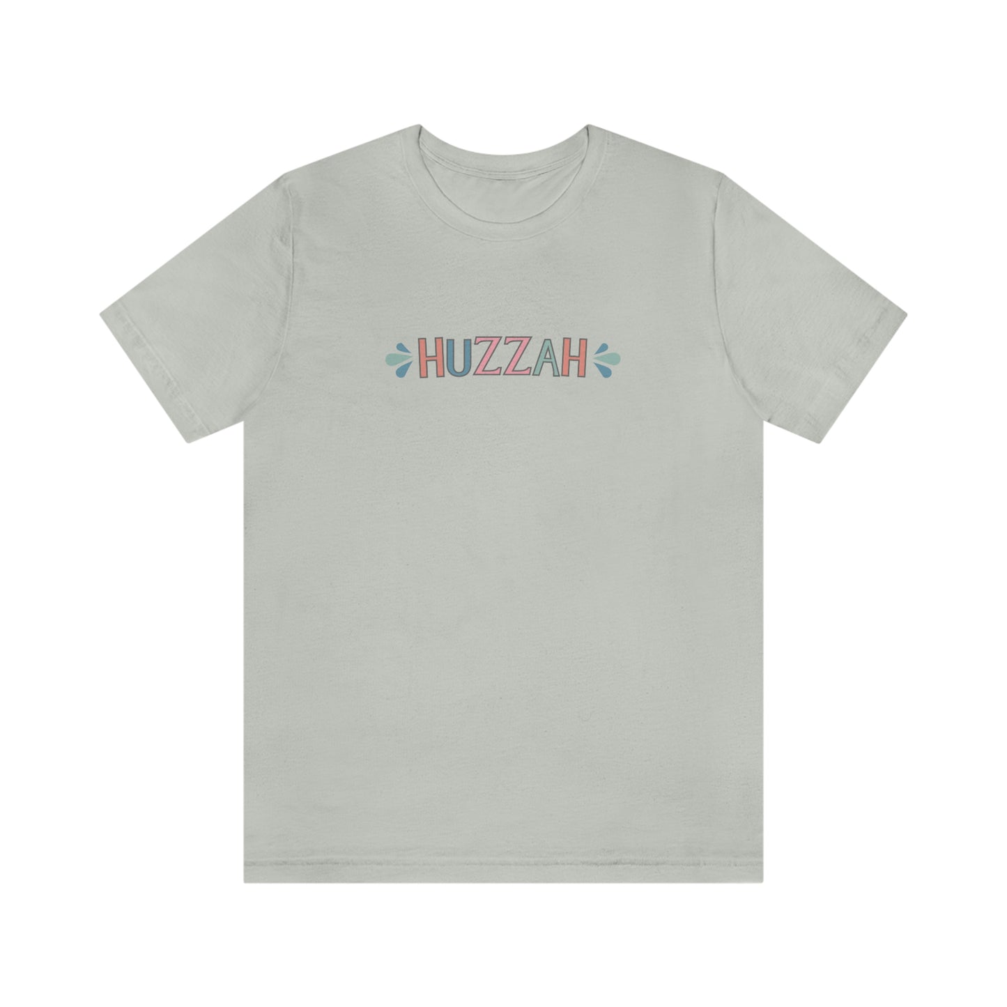 HUZZAH - Colored T - on front