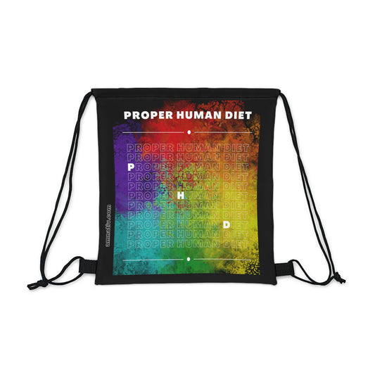 Outdoor Drawstring Bag - Proper Human Diet - PHD