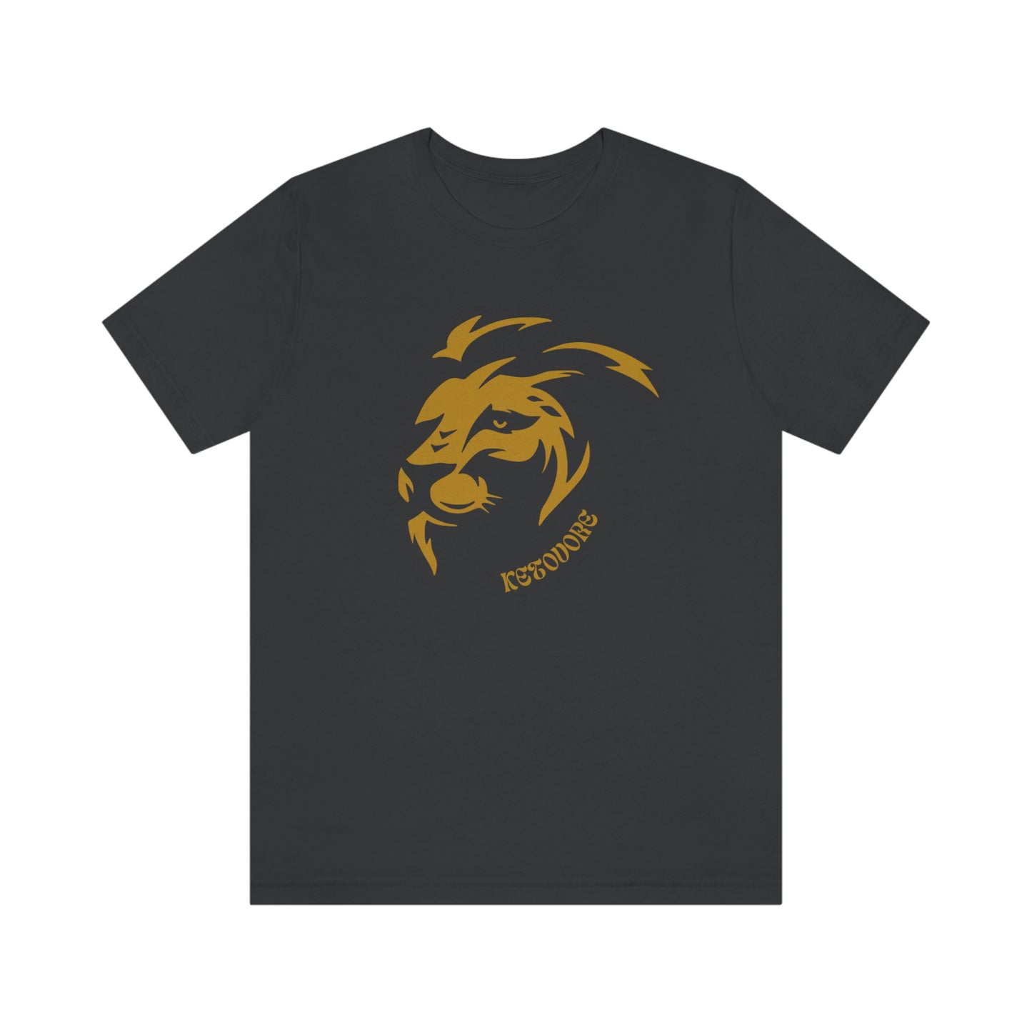 KETOVORE - Golden Lion Head - Dark T - on front