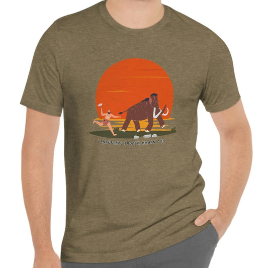 ANCESTRAL PROPER HUMAN DIET - Dark T - on front