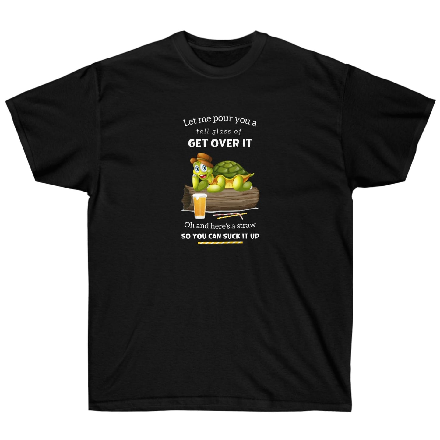 Get over it - Turtle - on front