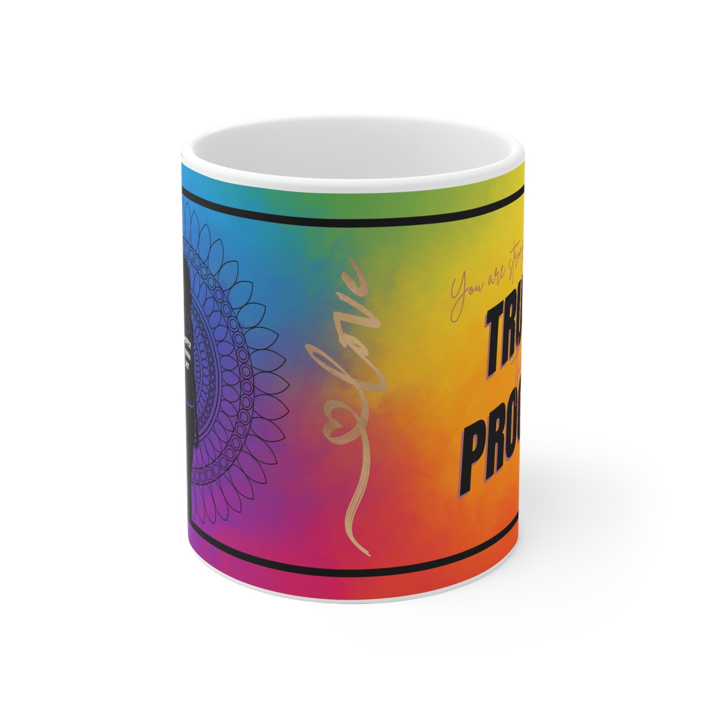 Ceramic Mug 11oz - Proper Human Diet & TRUST the PROCESS