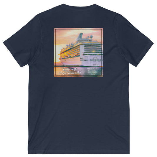 Proper Human Diet - Cruise on the Proper Human Diet - V Neck - on front and on back