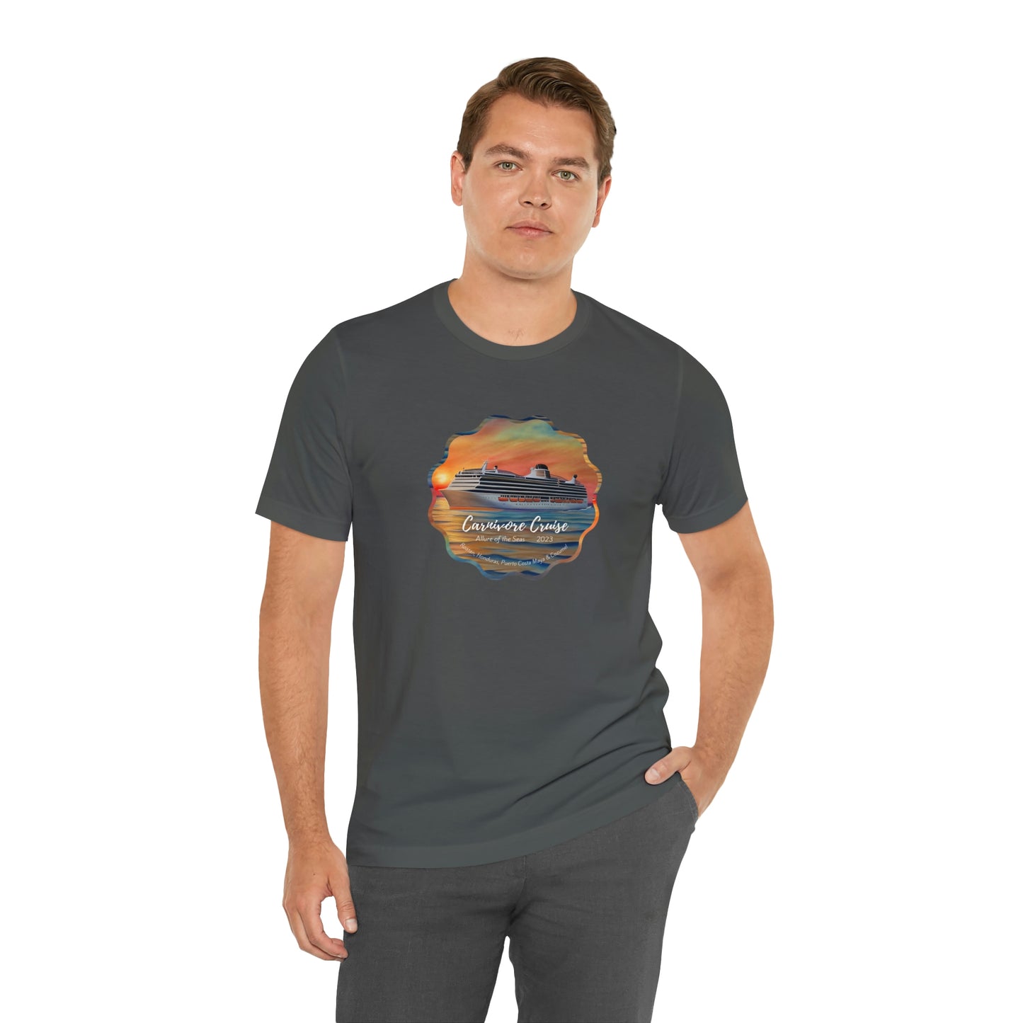 Carnivore Cruise - Unisex Crew Neck - on front