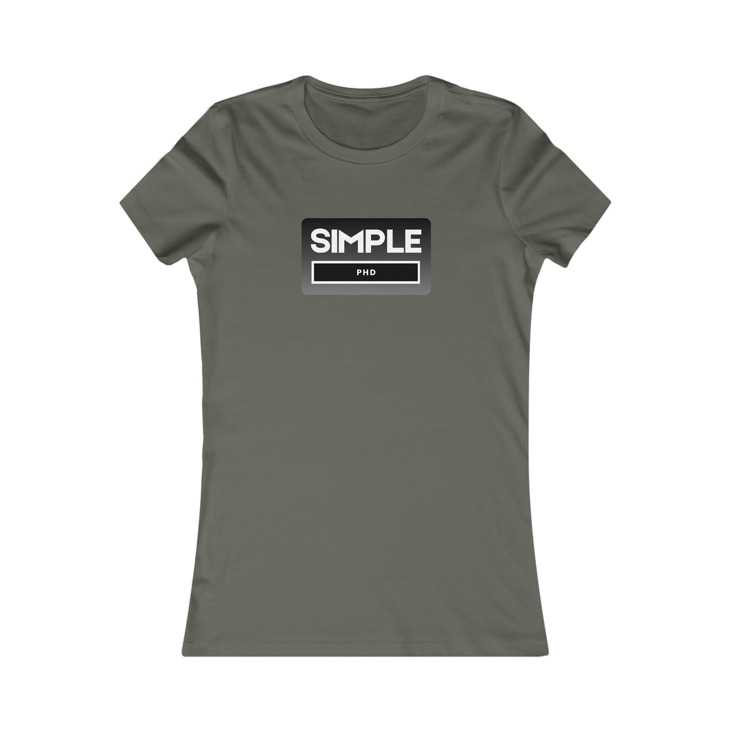 SIMPLE PHD - Colored T - Slim Fit * Runs Small - on front