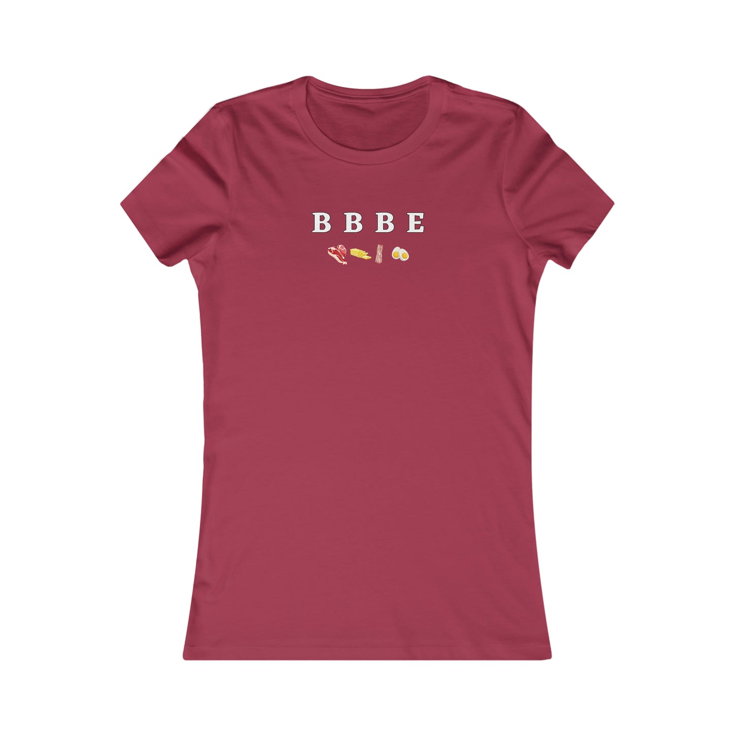 BBBE - with Icons - Colored T - Women's Slim Fit * Runs Small - on front