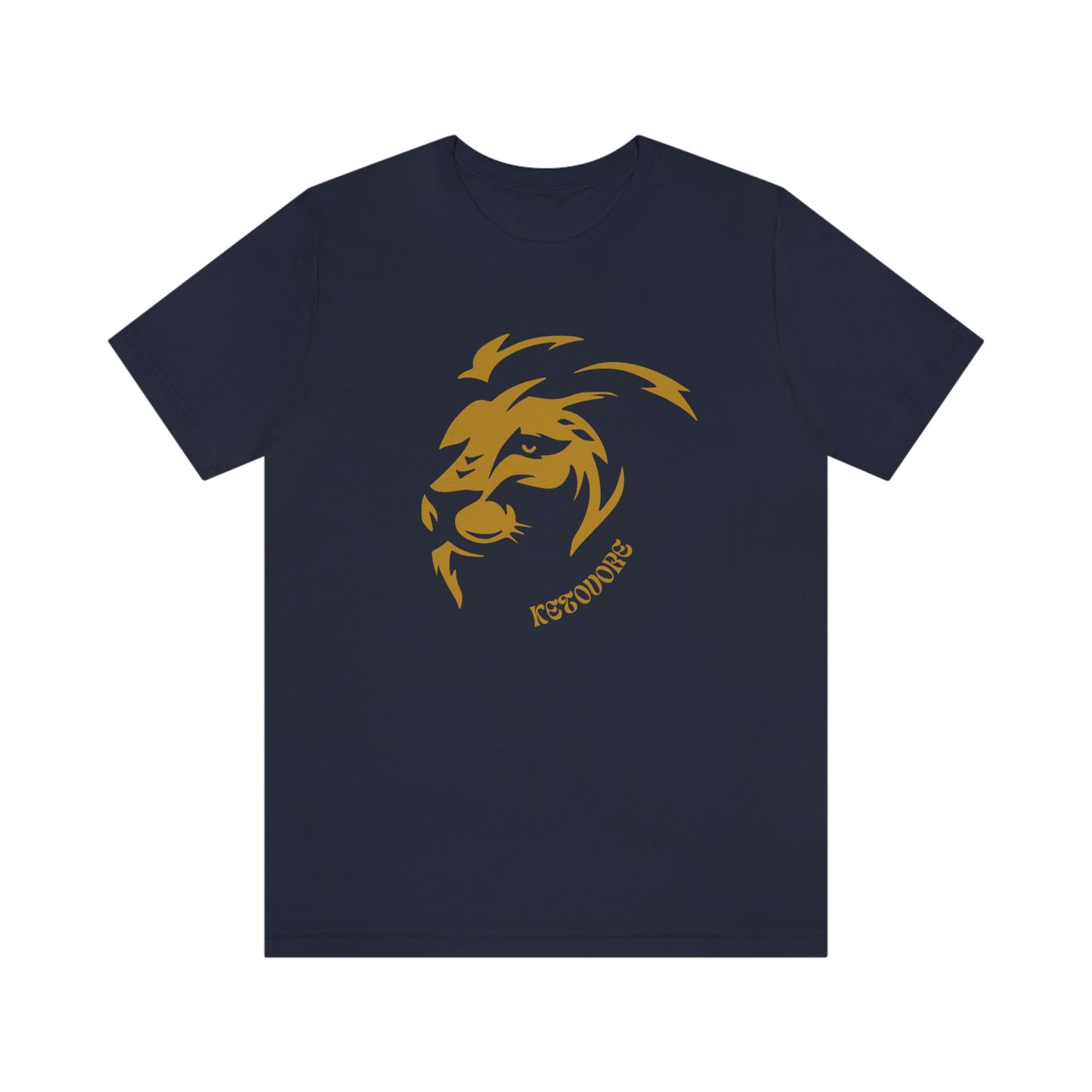 KETOVORE - Golden Lion Head - Dark T - on front