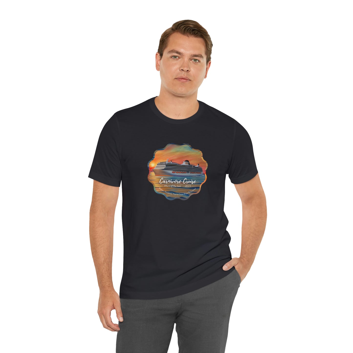Carnivore Cruise - Unisex Crew Neck - on front