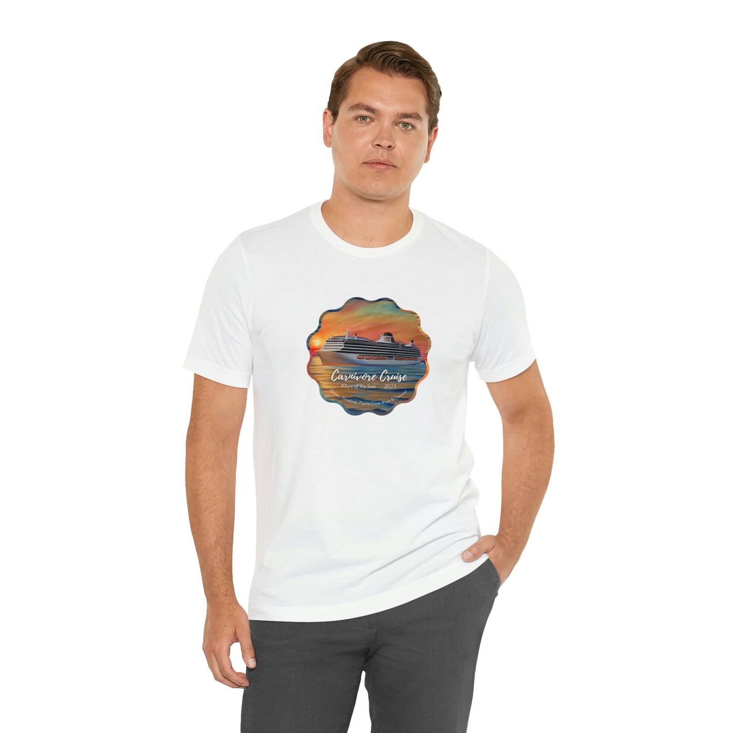 Carnivore Cruise - Unisex Crew Neck - on front