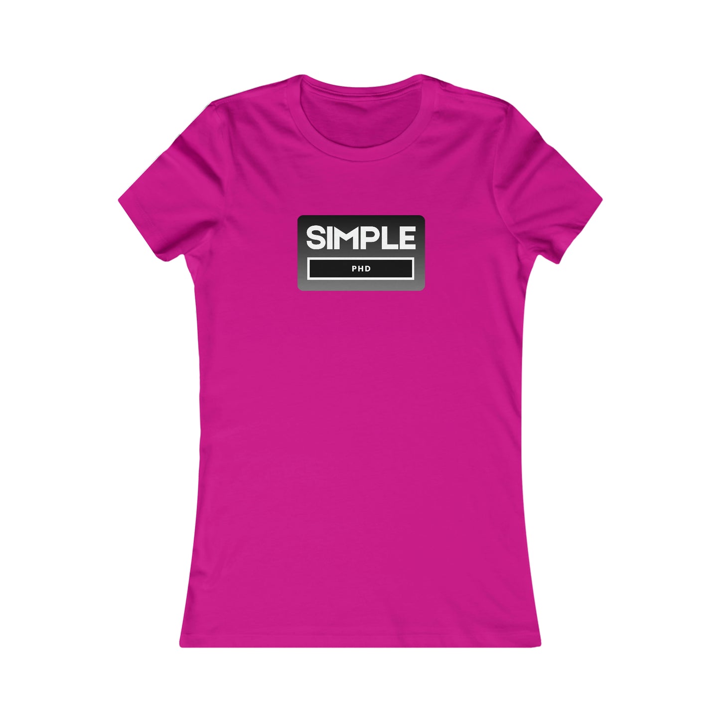 SIMPLE PHD - Colored T - Slim Fit * Runs Small - on front